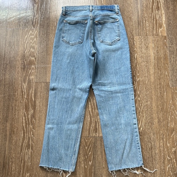 Abercrombie & Fitch Women's High Rise Jeans - Medium Blue - Picture 3 of 4